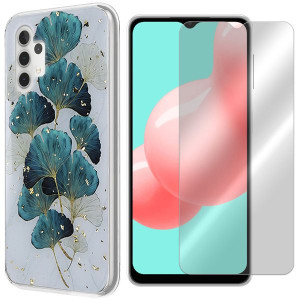 Etui Do Galaxy A32 5g Sm-a326 Gold Trendy + Szkło