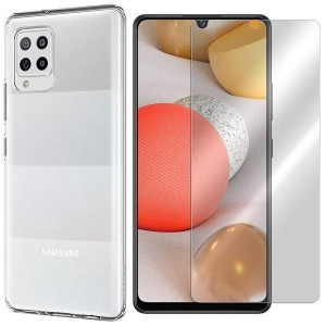 Etui Spigen Liquid Crystal Do Galaxy A42 5g +szkło