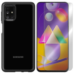 Etui Spigen Hybrid Do Samsung Galaxy M31s + Szkło