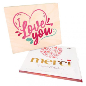 Prezent pudełko na merci I Love You