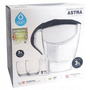 Dzbanek DAFI classic Astra 3L LED +2 Szklanki