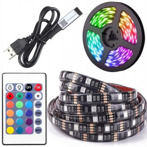 Taśma 5 M Led 5050 Rgb Do Tv Aplikacja Sterowanie Bluetooth