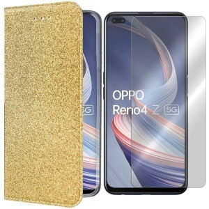 Etui Do Oppo Reno 4 Z 5g Case Smartshine + Szkło