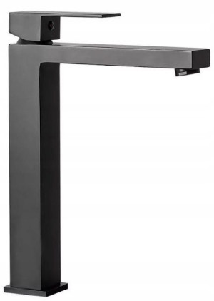 Bateria Umywalkowa Fenix Czarna Wysoki Kran Rea