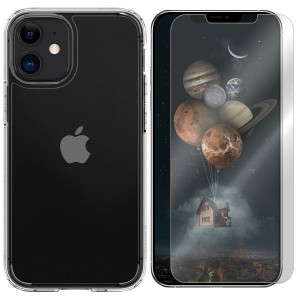 Etui Do Iphone 12 / 12 Pro Spigen Hybrid + Szkło
