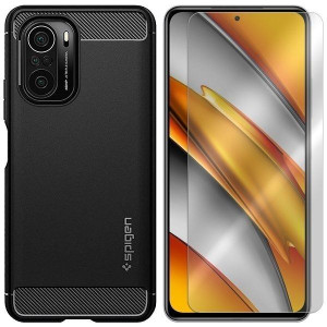 Etui Do Xiaomi Mi 11i Spigen Rugged Armor + Szkło