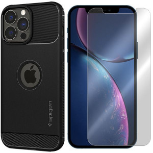 Etui Do Iphone 13 Pro Spigen Rugged Armor + Szkło