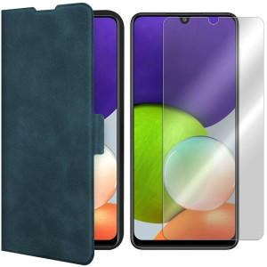 Etui Do Samsung Galaxy A22 4g Smart Puro + Szkło