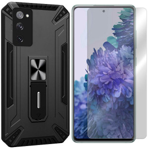 Etui Do Samsung Galaxy S20 Fe Shock Stand + Szkło