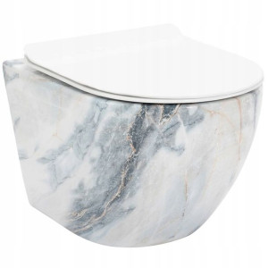 Misa WC Podwieszana Carlos Granit Shiny Rimless