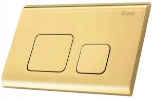 Przycisk Spłukujący Lustrzany Zloty F.GOLD REA