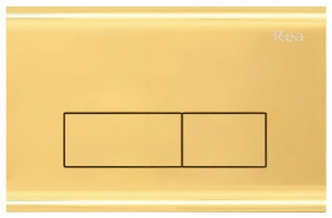 Przycisk Spłukujący Lustrzany Zloty H.GOLD REA
