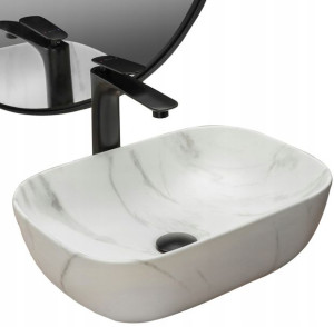 Umywalka Nablatowa Marmur Marble Mat Belinda Rea