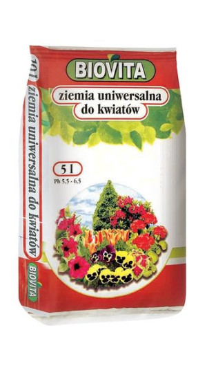 Podłoże Uniwersalne Do Kwiatów Ziemia 5l