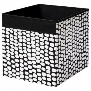 Ikea Drona Pudełko Wkład Czarno/biały 33x38x33