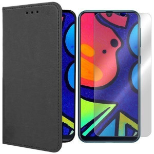 Etui Do Samsung Galaxy F41 Sm-f415 Skóra +szkło 9h