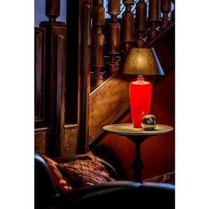 Stojąca LAMPA stołowa SEVILLA L009092214 4Concepts metalowa LAMPKA abażurow