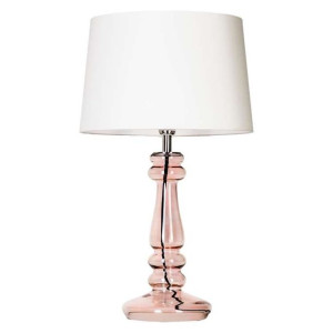 Abażurowa LAMPA stołowa PETIT TRIANON TRANSPARENT COPPER L051461217 4Concep