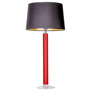 Stojąca LAMPKA nocna FJORD RED L207365227 4Concepts sypialniana LAMPA abażu