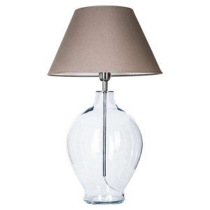 Stojąca LAMPKA sypialniana CAPRI L014041206 4Concepts abażurowa LAMPA nocna