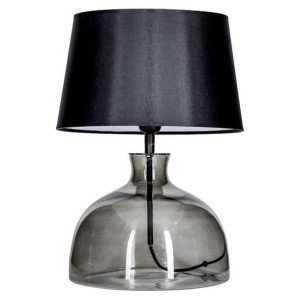 Stojąca LAMPKA nocna HAGA ANTHRACITE L212171249 4Concepts abażurowa LAMPA s