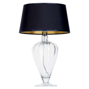 Abażurowa LAMPA stołowa BRISTOL L046051514 4Concepts nocna LAMPKA stojąca d