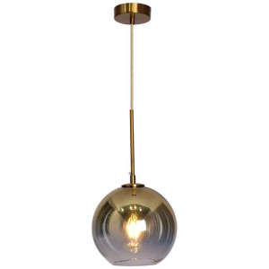LAMPA wisząca CGMIRBALLGD COPEL szklana OPRAWA kula ZWIS ball mosiądz przez