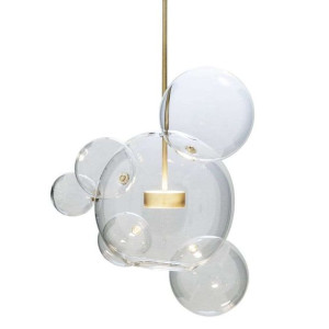 Wisząca LAMPA skandynawska CGBUBBLE6 COPEL szklana OPRAWA loftowy ZWIS kula