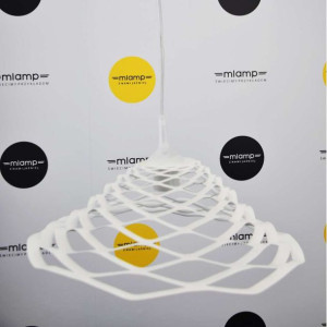 LAMPA wisząca ADX 768G metalowa OPRAWA zwis kopuła biała