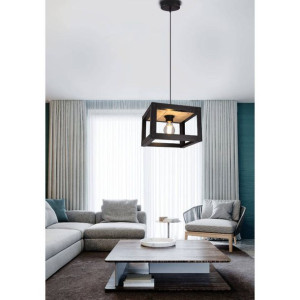 Industrialna LAMPA wisząca LUGOS P1942-1L Auhilon metalowa OPRAWA zwis klat
