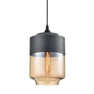 Wisząca LAMPA loftowa CGORE2BK COPEL tuba OPRAWA szklana ZWIS podłużny czar