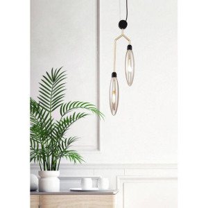 LAMPA wisząca VENTURA MOD012PL-02G Maytoni metalowa OPRAWA zwis złoty