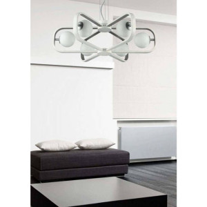 Modernistyczna LAMPA wisząca AVOLA MOD431-PL-06-WG Maytoni metalowa OPRAWA