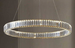 Kryształowa LAMPA wisząca CGBOHEM60 COPEL glamour LED 24W 3000K nad stół zł