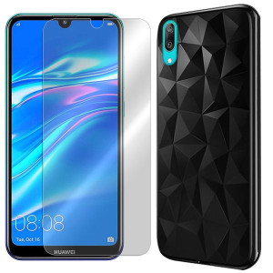 Etui Do Huawei Y7 Prime 2019 Case Origami + Szkło