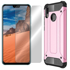 Etui Do Huawei Y9 2019 Pokrowiec Shield + Szkło 9h