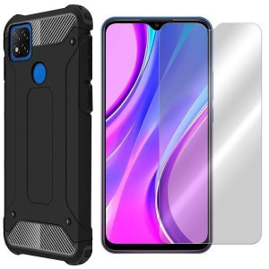 Etui Do Xiaomi Redmi 9 Pokrowiec Shield + Szkło 9h