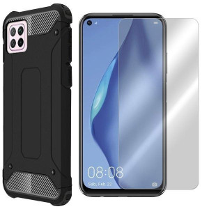 Etui Do Huawei P40 Lite Obudowa Shield + Szkło 9h