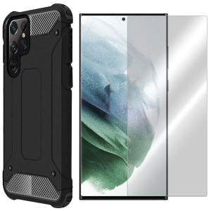 Etui Do Samsung Galaxy S22 Ultra Shield + Szkło 9h