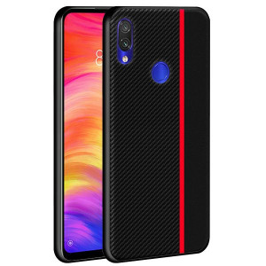 Etui Do Xiaomi Redmi Note 7 Pokrowiec Carbon Moto