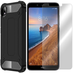 Etui Do Xiaomi Redmi 7a Pokrowiec Shield + Szkło