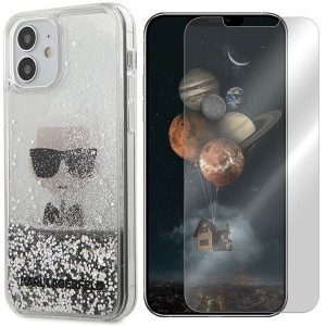 Etui Do Iphone 12 Mini Karl Lagerfeld + Szkło 9h