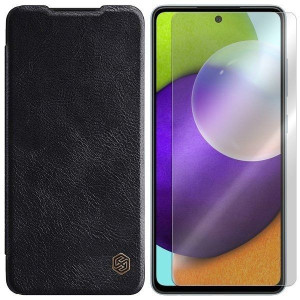 Etui Do Samsung Galaxy A52 Nillkin Qin + Szkło 9h