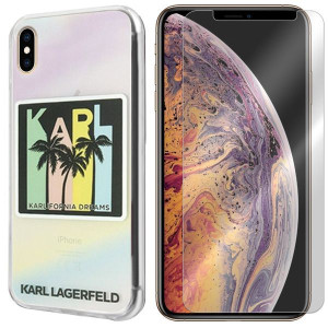 Etui Iphone Xs Max Karl Lagerfeld Kalifornia Szkło