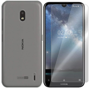 Etui Do Nokia 2.2 Pokrowiec Case Plecki Gel +szkło
