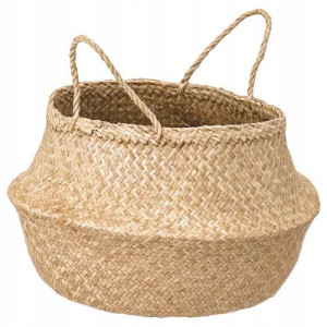 Kosz Z Dwoma Uchwytami Trawa Morska 25 Cm Insvep