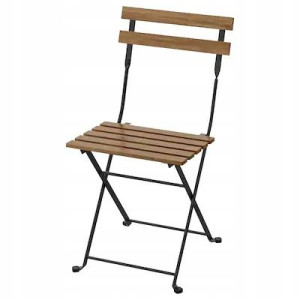 Krzesło Ogrodowe Metal Składane Kolor Czarny Ikea