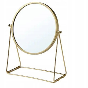 Lustro Stołowe ,złoty Kolor Średnica 17 Cm Ikea