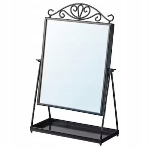 Lustro Stołowe Czarne 27x43 Cm 1 Szt Karmsund Ikea