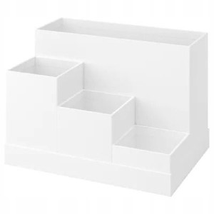 Organizer Na Biurko Biały 18x25x17 Cm Tjena Ikea
